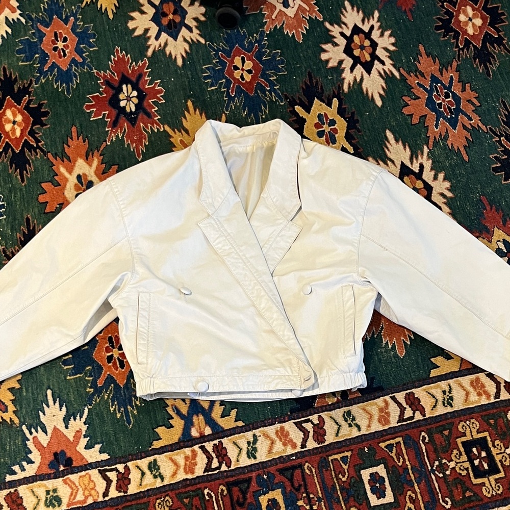 Schild brand faux leather vintage jacket